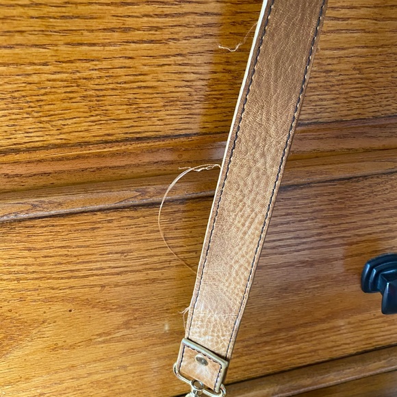 TED BAKER camel leather crossbody bag - Picture 6 of 8